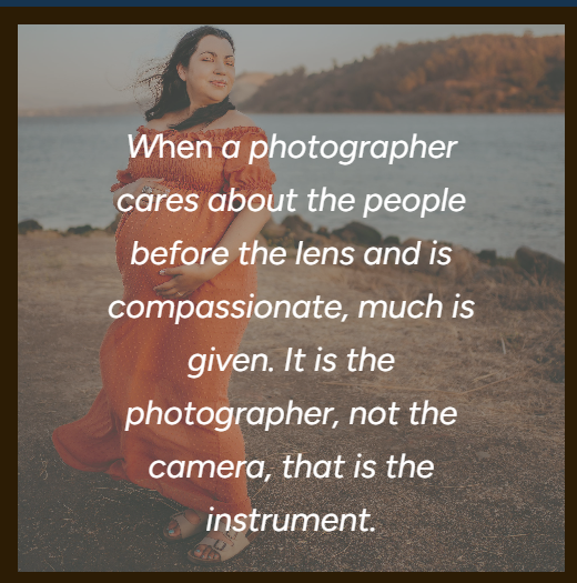 pregnant mama with quote Sacramento and Placer County photographer